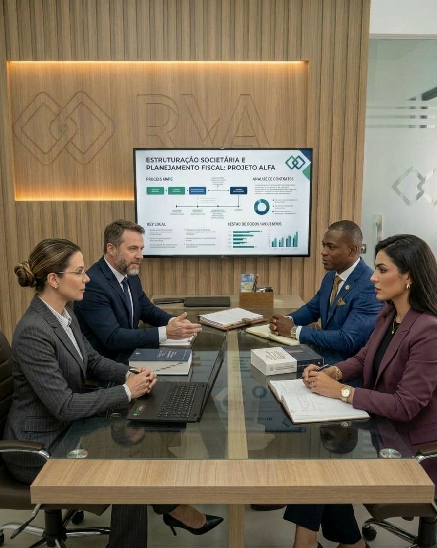 Reunião de planejamento tributário